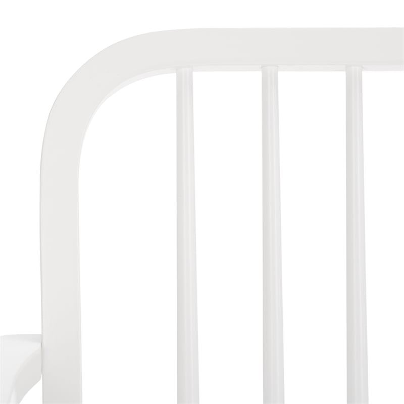 Safavieh Lucilia Wood Spindle Bench in White