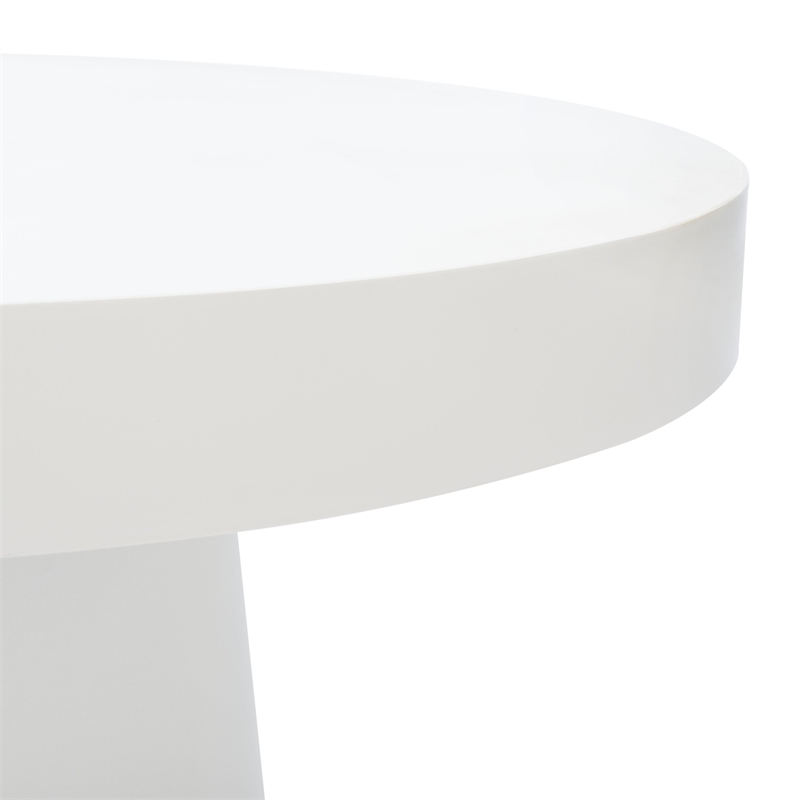 Safavieh Jaria Faux Concrete Coffee Table in White
