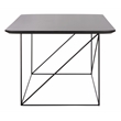 Safavieh Rylee Wood and Metal Rectangle Coffee Table in Gray / Black