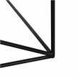 Safavieh Rylee Wood and Metal Rectangle Coffee Table in Gray / Black