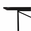 Safavieh Rylee Wood and Metal Rectangle Coffee Table in Gray / Black