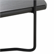Safavieh Marlee Wood and Metal Coffee Table in Dark Gray / Oak / Black