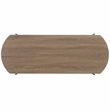 Safavieh Marlee Wood and Metal Coffee Table in Light Gray  / Oak / Black