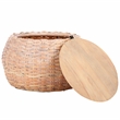 Safavieh Klarysa Wood and Rattan Coffee in White