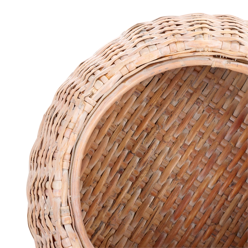Safavieh Klarysa Wood and Rattan Coffee in White
