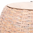 Safavieh Klarysa Wood and Rattan Coffee in White