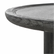 Safavieh Devin Wood Round Coffee Table in Black / White