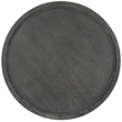 Safavieh Devin Wood Round Coffee Table in Black / White