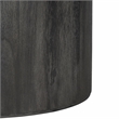 Safavieh Devin Wood Round Coffee Table in Black / White