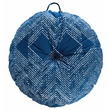 Safavieh Sarla Polyester Floor Pillow in Navy / Silver