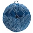 Safavieh Sarla Polyester Floor Pillow in Navy / Silver