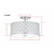 Safavieh Kora Metal Flush Mount in Silver