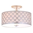 Safavieh Kora Metal Flush Mount in Silver