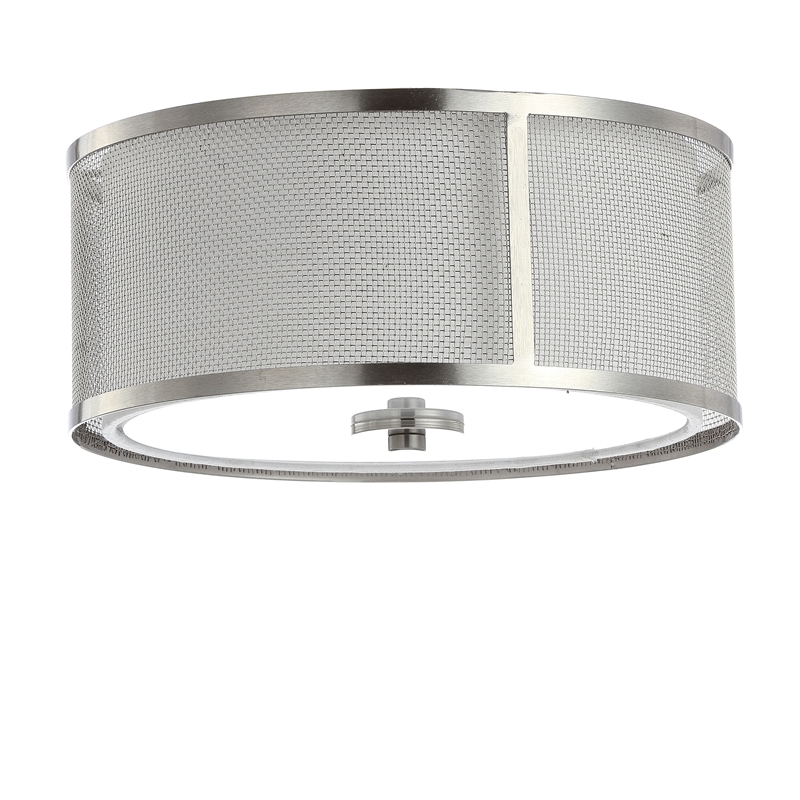 Safavieh Layne Iron Flush Mount in Bronze