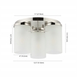 Safavieh Jeffra Ceramic and Metal 3Lt 12.5
