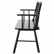 Safavieh Lucilia Wood Spindle Bench in Black