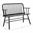 Safavieh Lucilia Wood Spindle Bench in Black