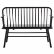 Safavieh Lucilia Wood Spindle Bench in Black