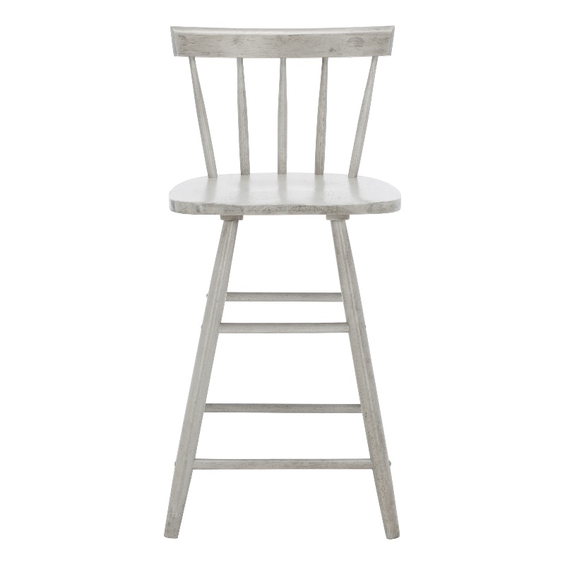 Safavieh Tally Wood Counter Stool in Gray