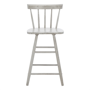 Safavieh Tally Wood Counter Stool in Gray