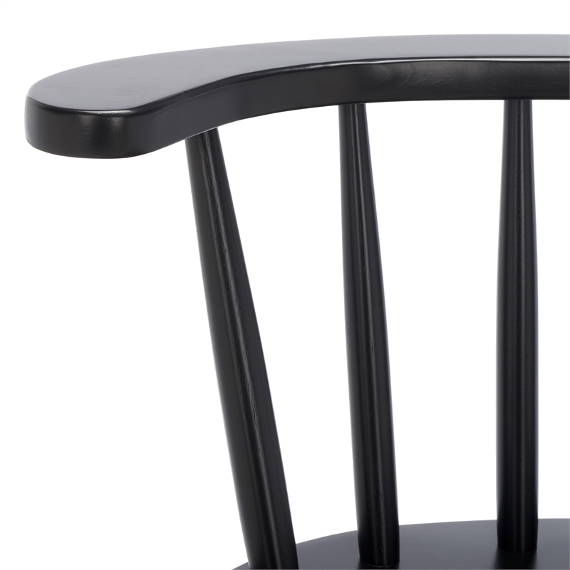 Safavieh Jay Wood Counter Stool in Black
