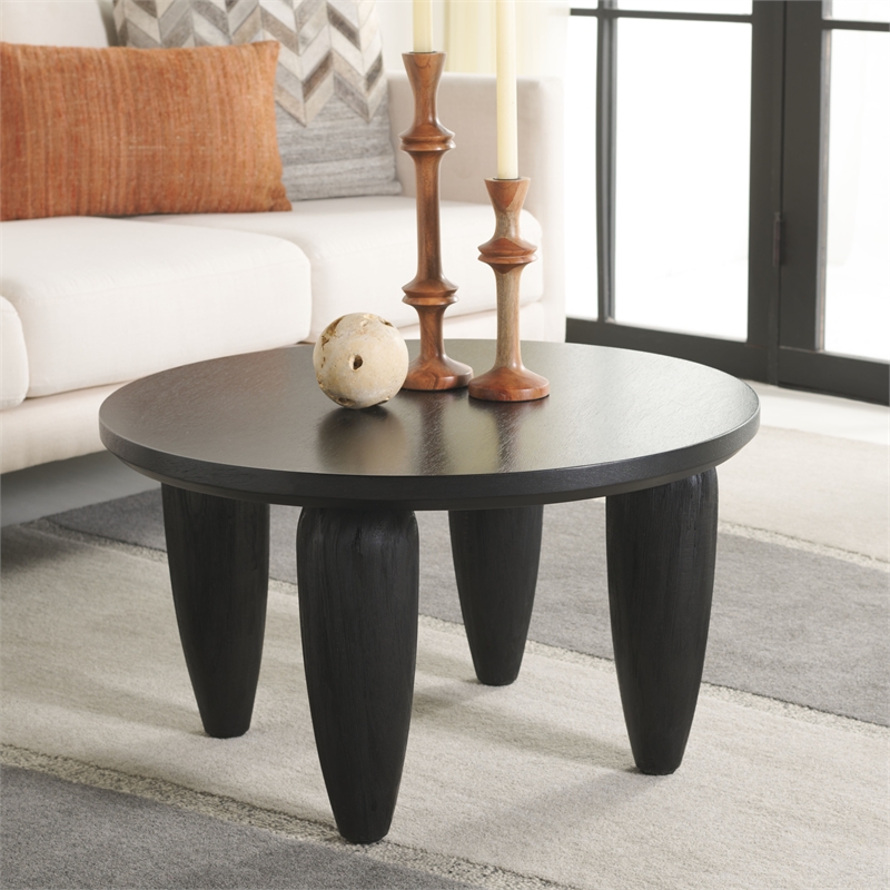 Safavieh Marthe Wood  Coffee Table in Black