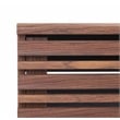 Safavieh Rori Wood and Metal 2 Door Coffee Table in Walnut