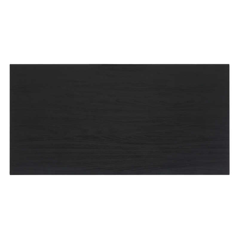 Safavieh Rori Wood and Metal 2 Door Coffee Table in Black