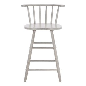 Safavieh Jay Wood Counter Stool in Gray