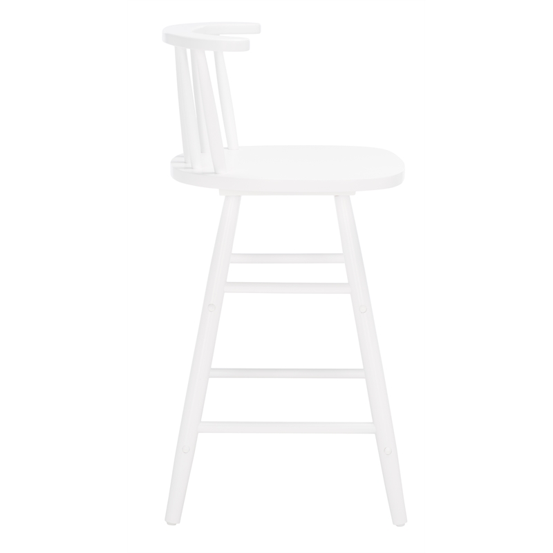 Safavieh Jay Wood Counter Stool in White