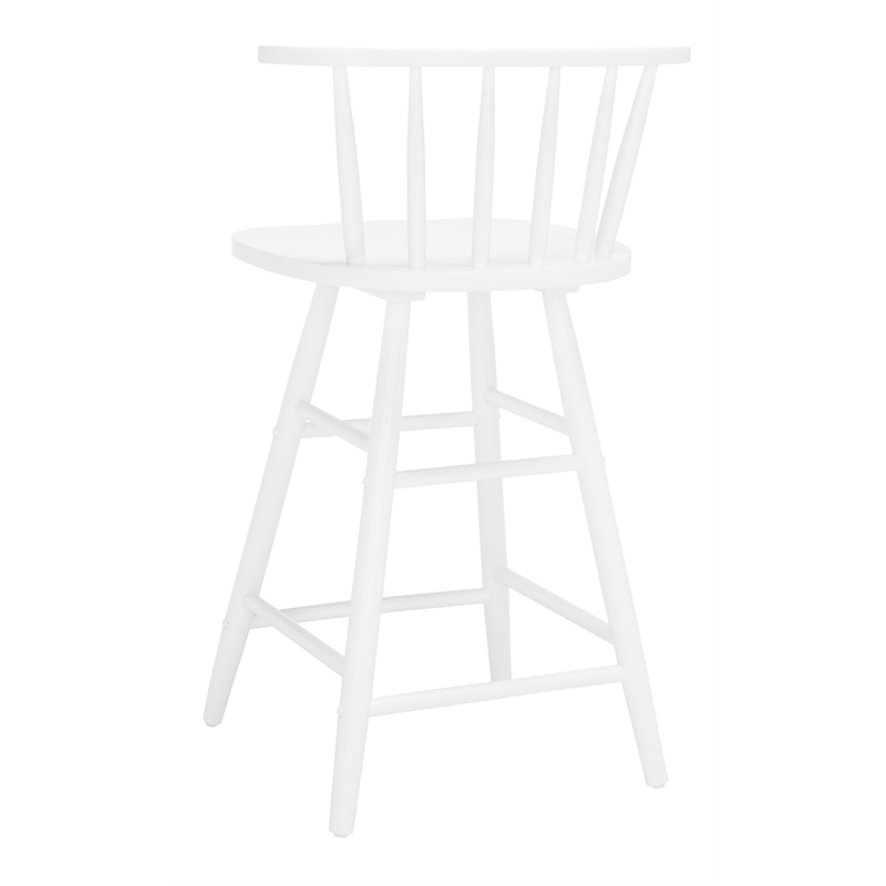 Safavieh Jay Wood Counter Stool in White