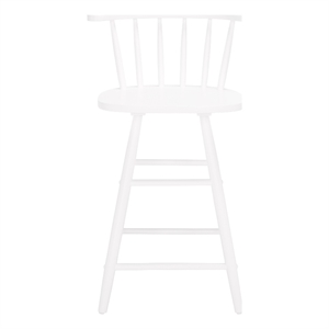 Safavieh Jay Wood Counter Stool in White