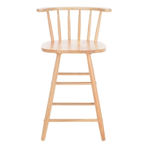 Safavieh Jay Wood Counter Stool in Natural