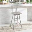 Safavieh Quai Wood Swivel Counter Stool  in Gray