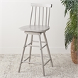 Safavieh Quai Wood Swivel Counter Stool  in Gray