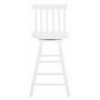 Safavieh Quai Wood Swivel Counter Stool  in White