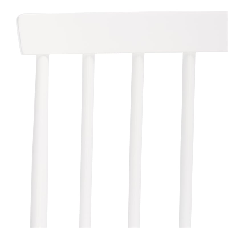 Safavieh Quai Wood Swivel Counter Stool  in White