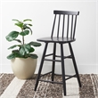 Safavieh May Wood Counter Stool in Black