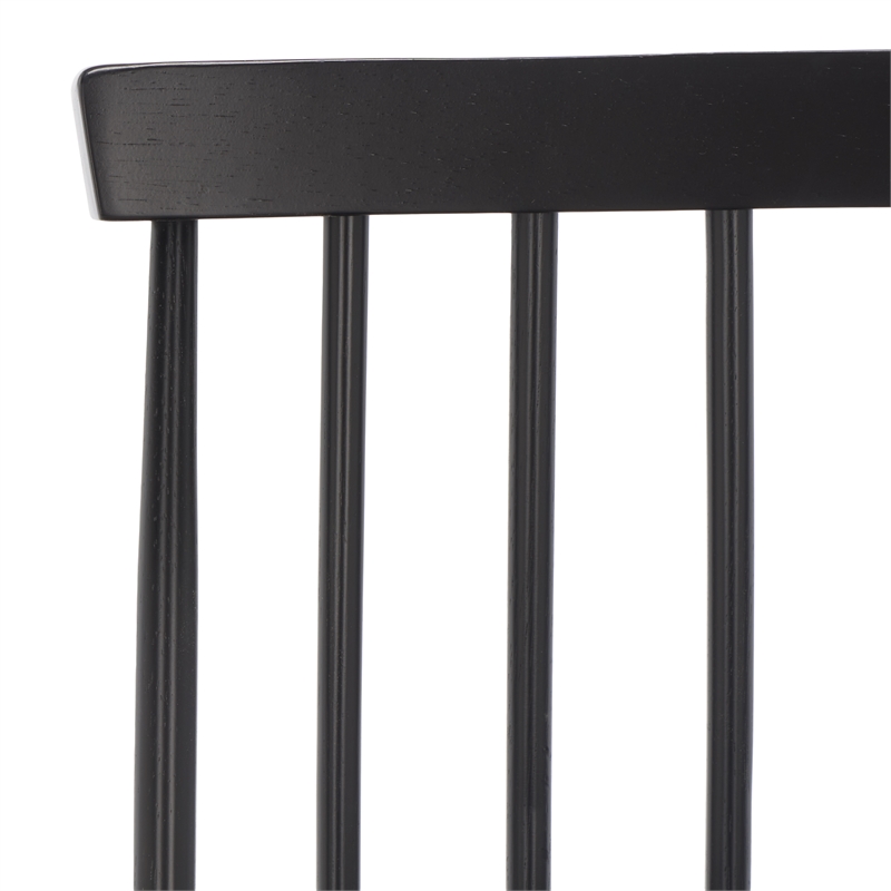 Safavieh May Wood Counter Stool in Black