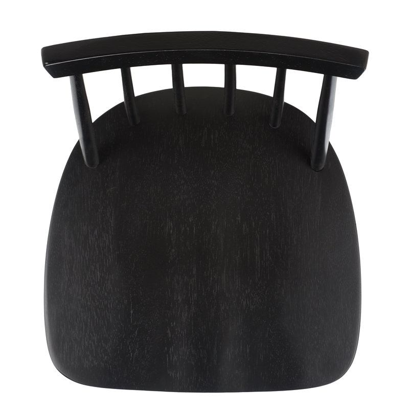 Safavieh May Wood Counter Stool in Black