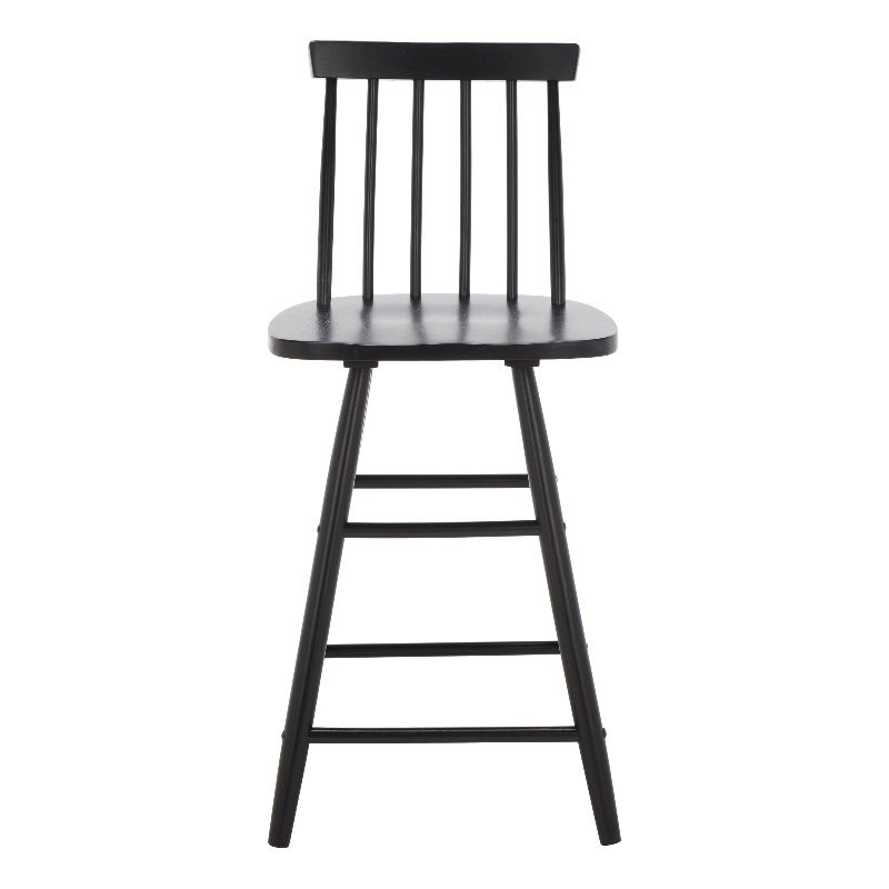 Safavieh May Wood Counter Stool in Black