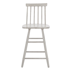 Safavieh May Wood Counter Stool  in Gray