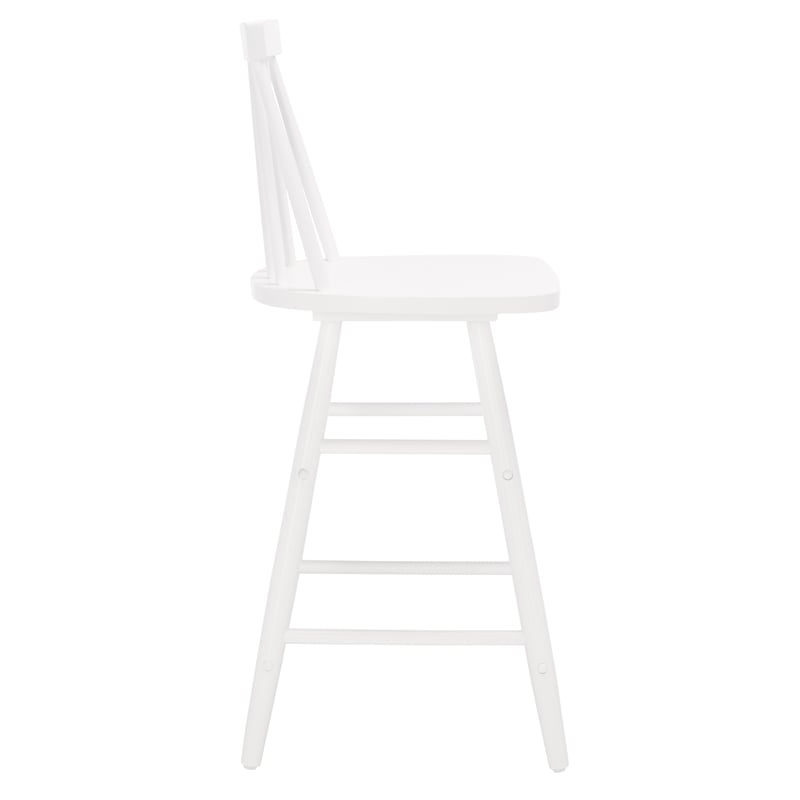 Safavieh May Wood Counter Stool in White