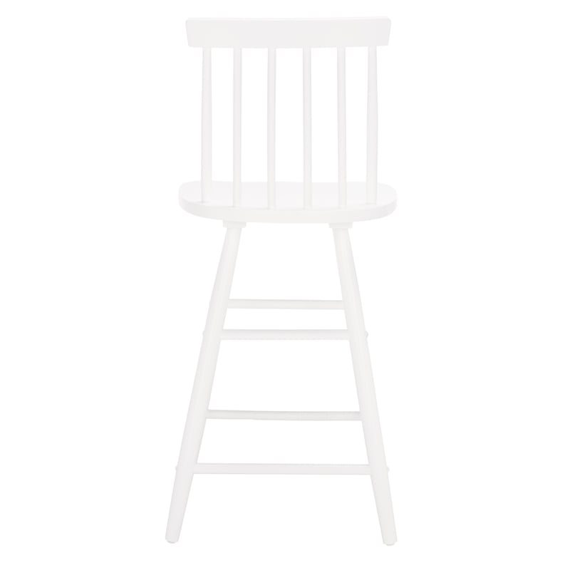 Safavieh May Wood Counter Stool in White
