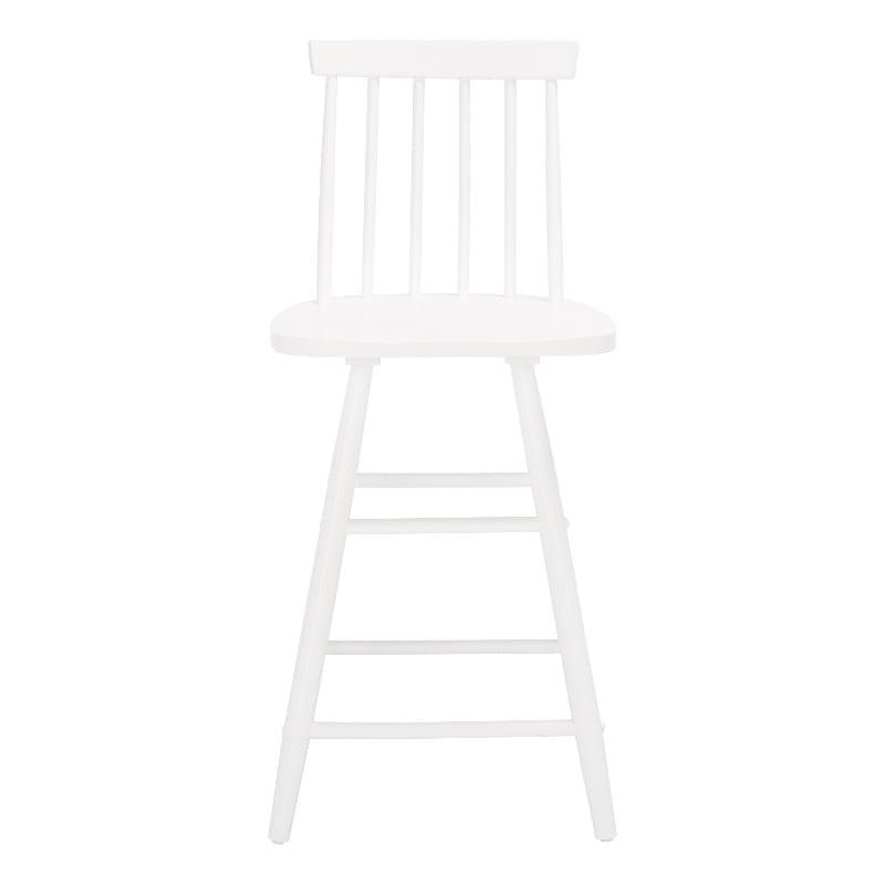 Safavieh May Wood Counter Stool in White