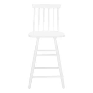 Safavieh May Wood Counter Stool in White
