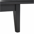 Safavieh Ceu Wood and Metal 2 Door Coffee Table in Black / Gold