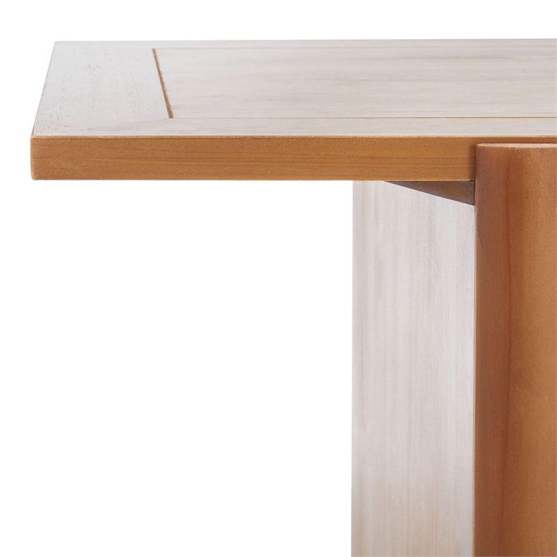 Safavieh Truman Wood Rectangle Coffee Table in Brown