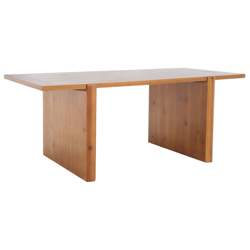 Safavieh Truman Wood Rectangle Coffee Table in Brown
