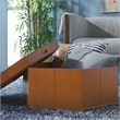 Safavieh Rafaela Hexagon Coffee Table Wood in Natural / Brown